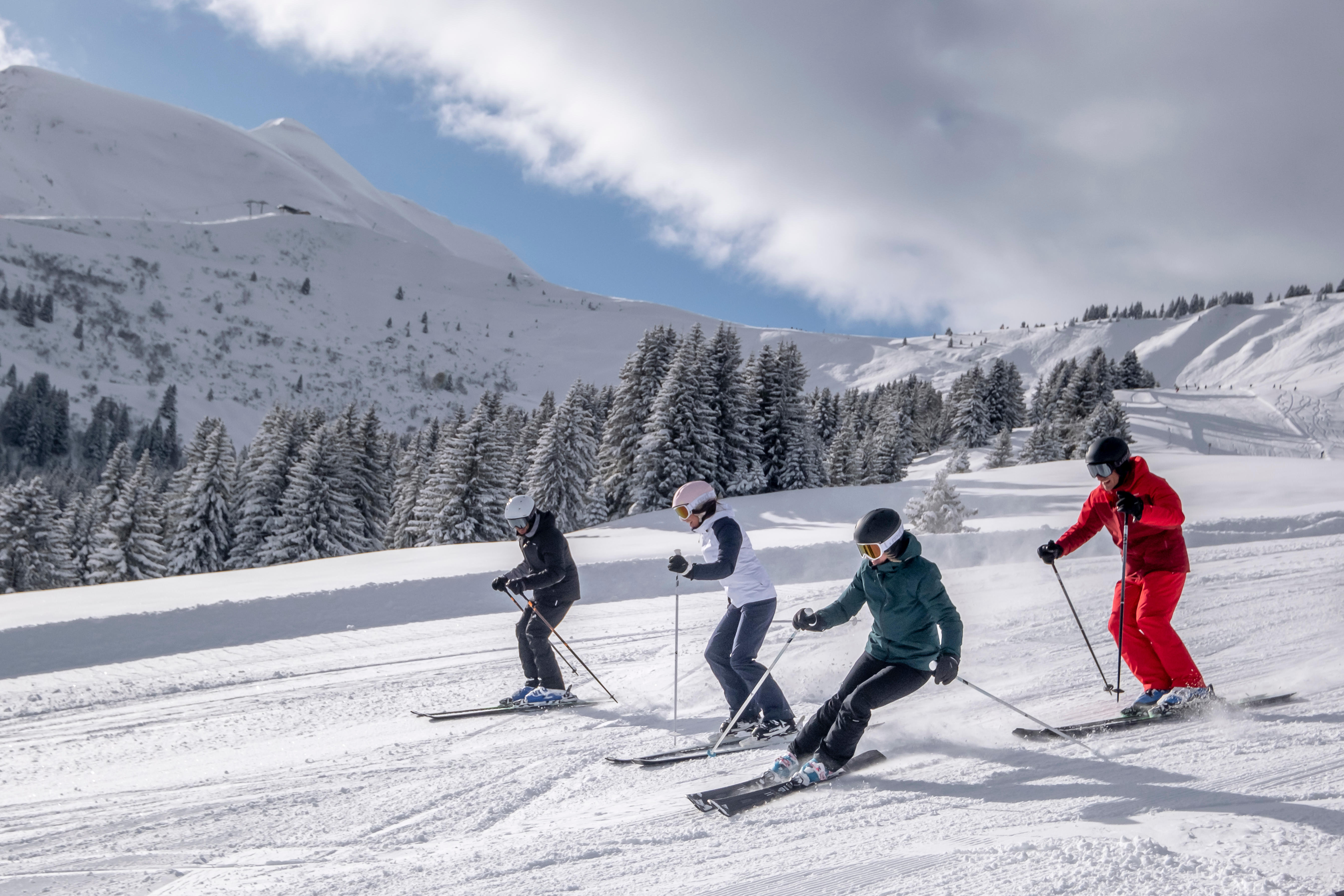 Men’s Downhill Ski Pants 500 Black Black‎ Wedze Decathlon