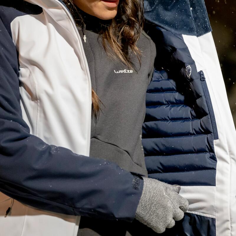 WED'ZE Veste SKI-P 500 F Blanche AH19 AH20