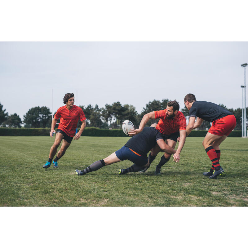 Camiseta Rugby Reversible Offload R500 hombre rojo