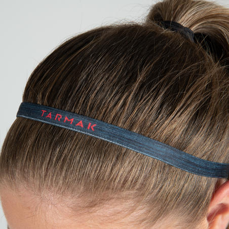 Комплект пов'язок на голову для баскетболу - Чорна/Сіра/Червона