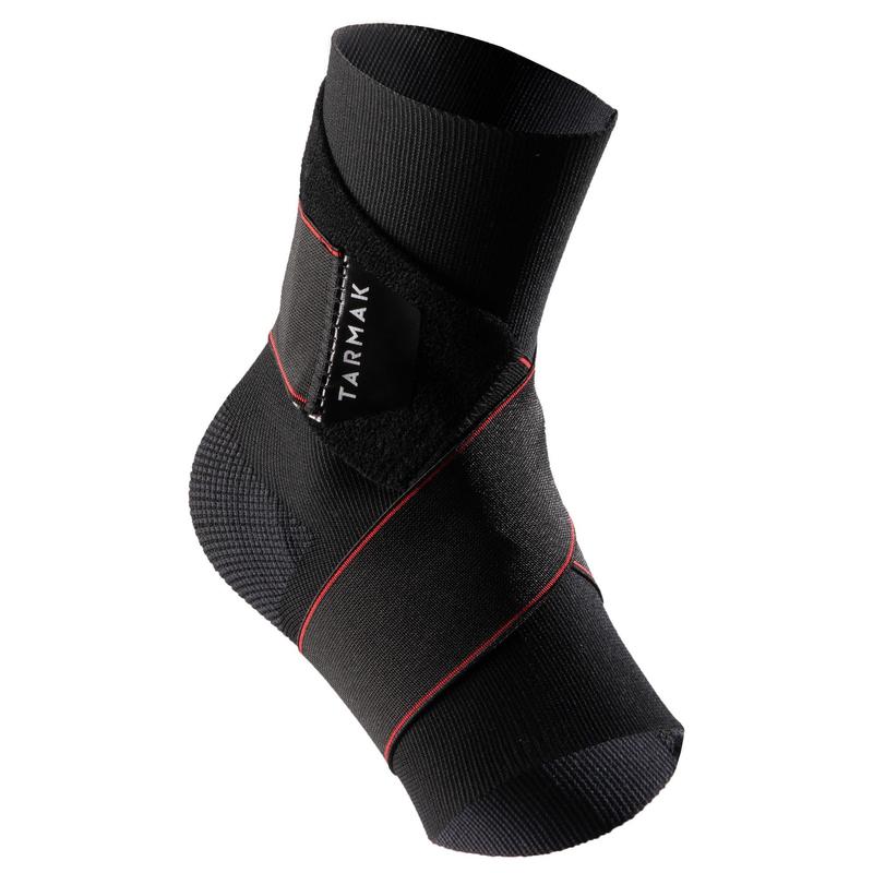 Chevillère de maintien ligamentaire gauche/droite homme/femme STRONG 100 noire