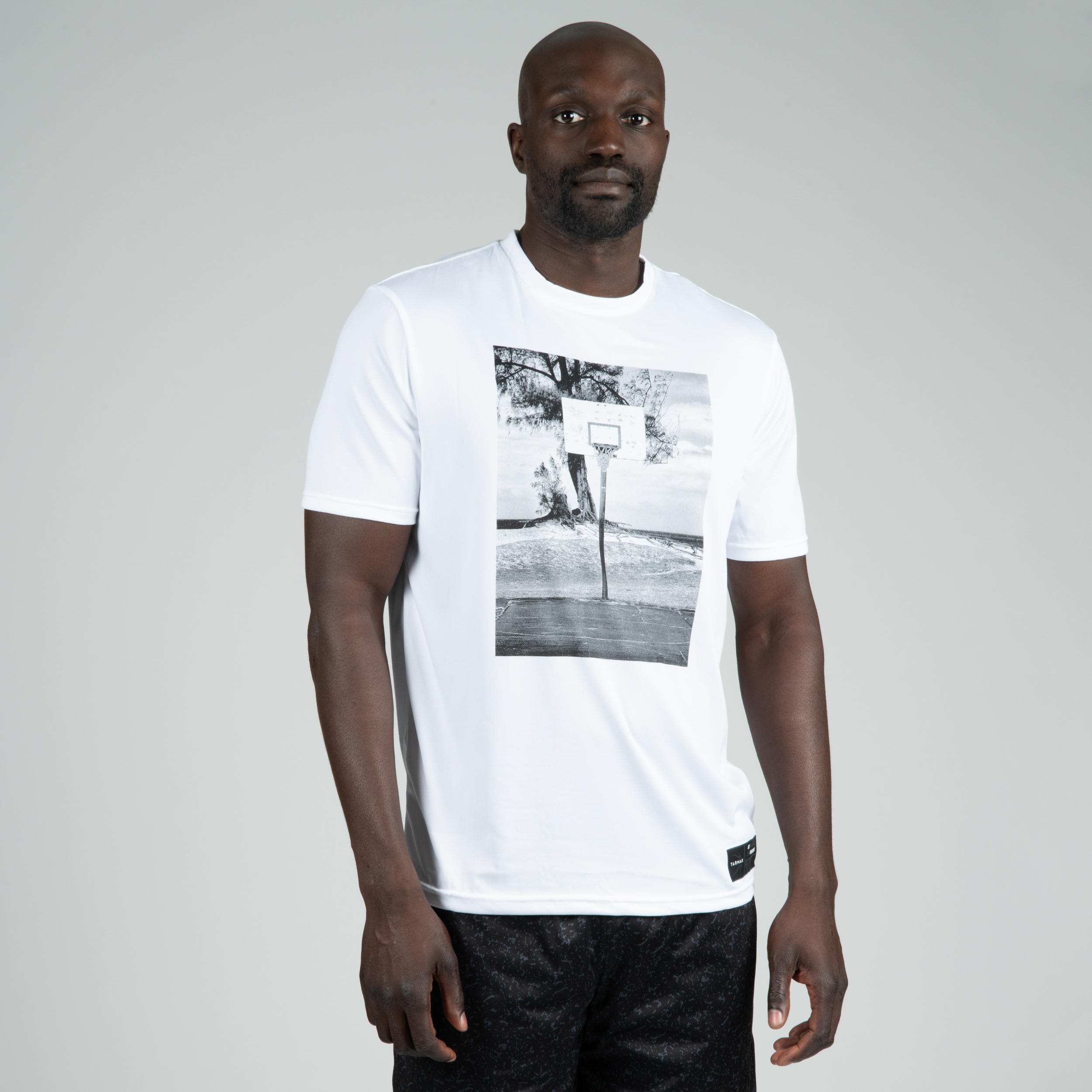 Men's Basketball T-Shirt / Jersey TS500 - White Photo 2/4