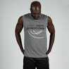 Men's Sleeveless Basketball T-Shirt / Jersey TS500 - Grey Shoot From Downtown