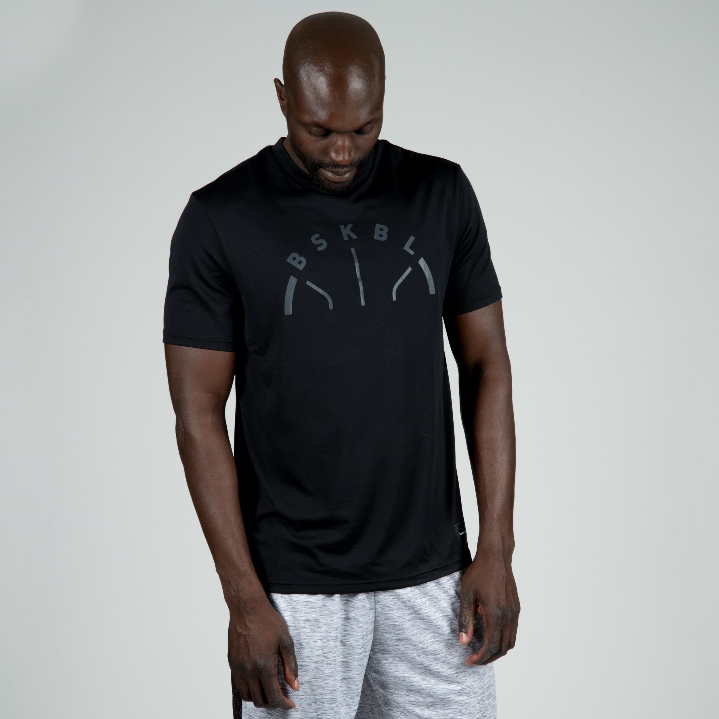 

Men' Basketball T-Shirt / Jersey TS500 - Black BSKBL