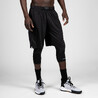 Men Basketball Shorts SH500 Black Grey