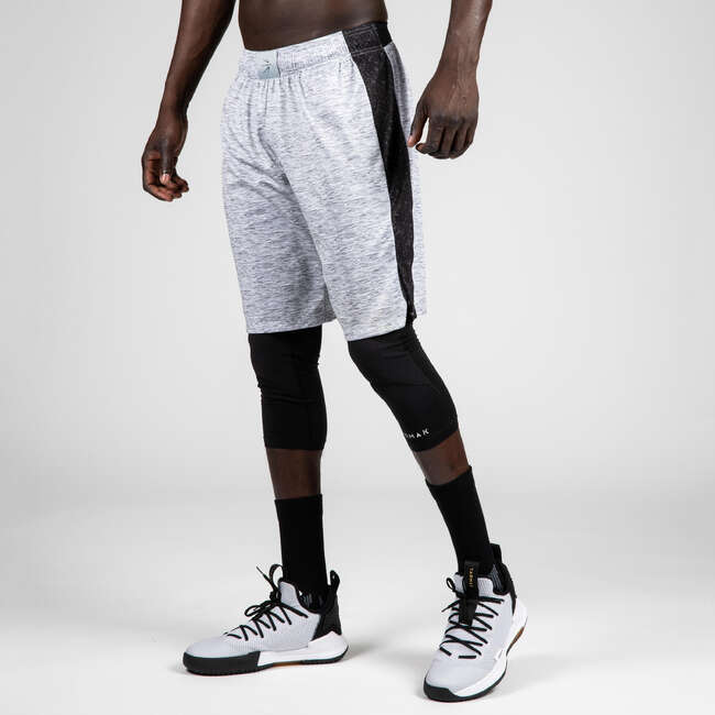 TARMAK Men's Basketball Shorts SH500 Grey Decathlon