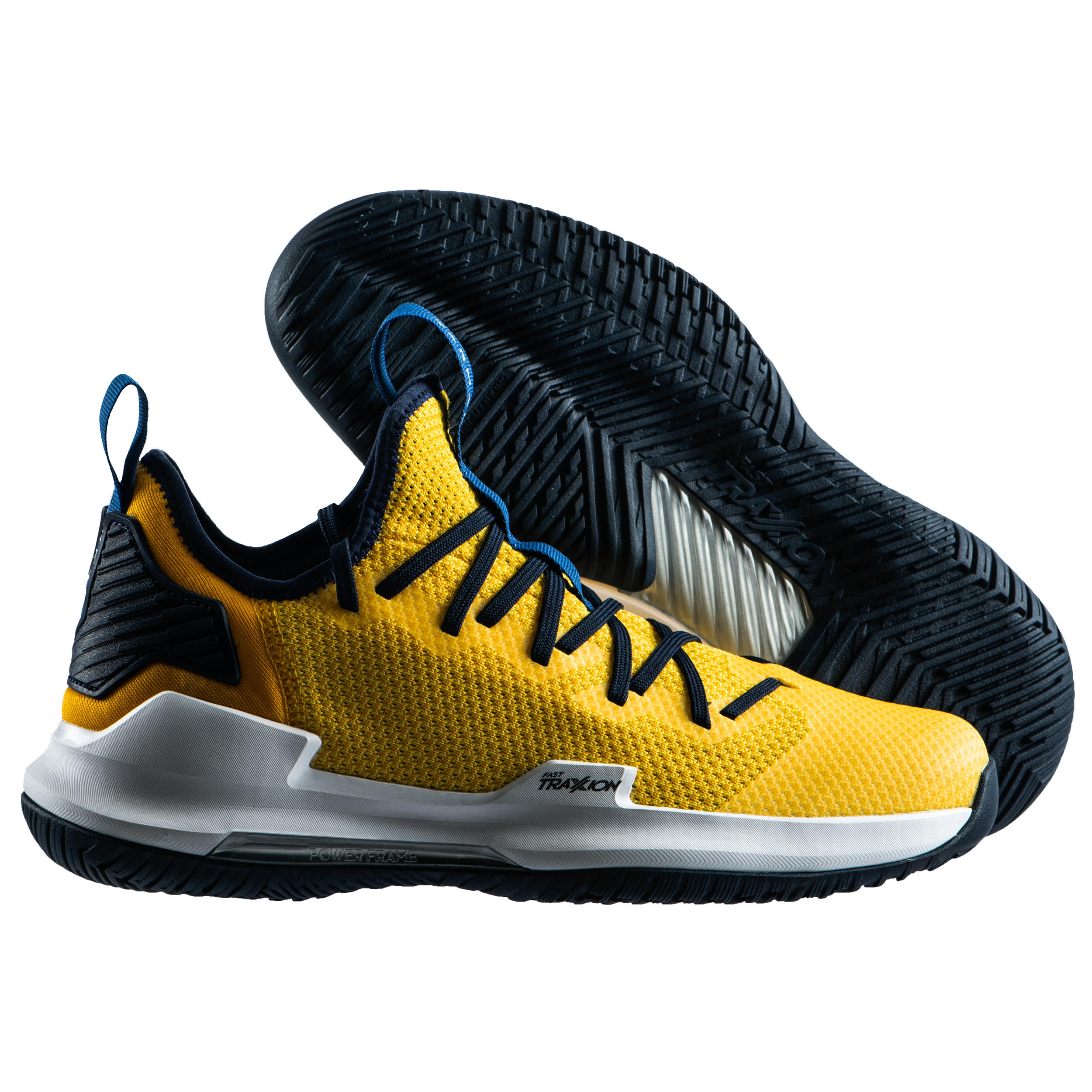 Men's Low-Rise Basketball Shoes Fast 500 - Yellow 10/10