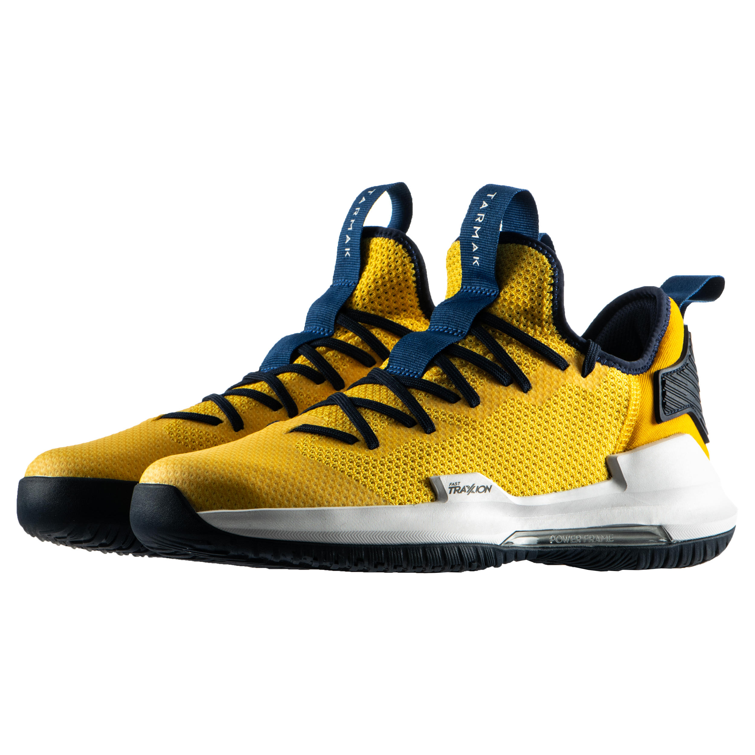 Men's Low-Rise Basketball Shoes Fast 500 - Yellow 8/10