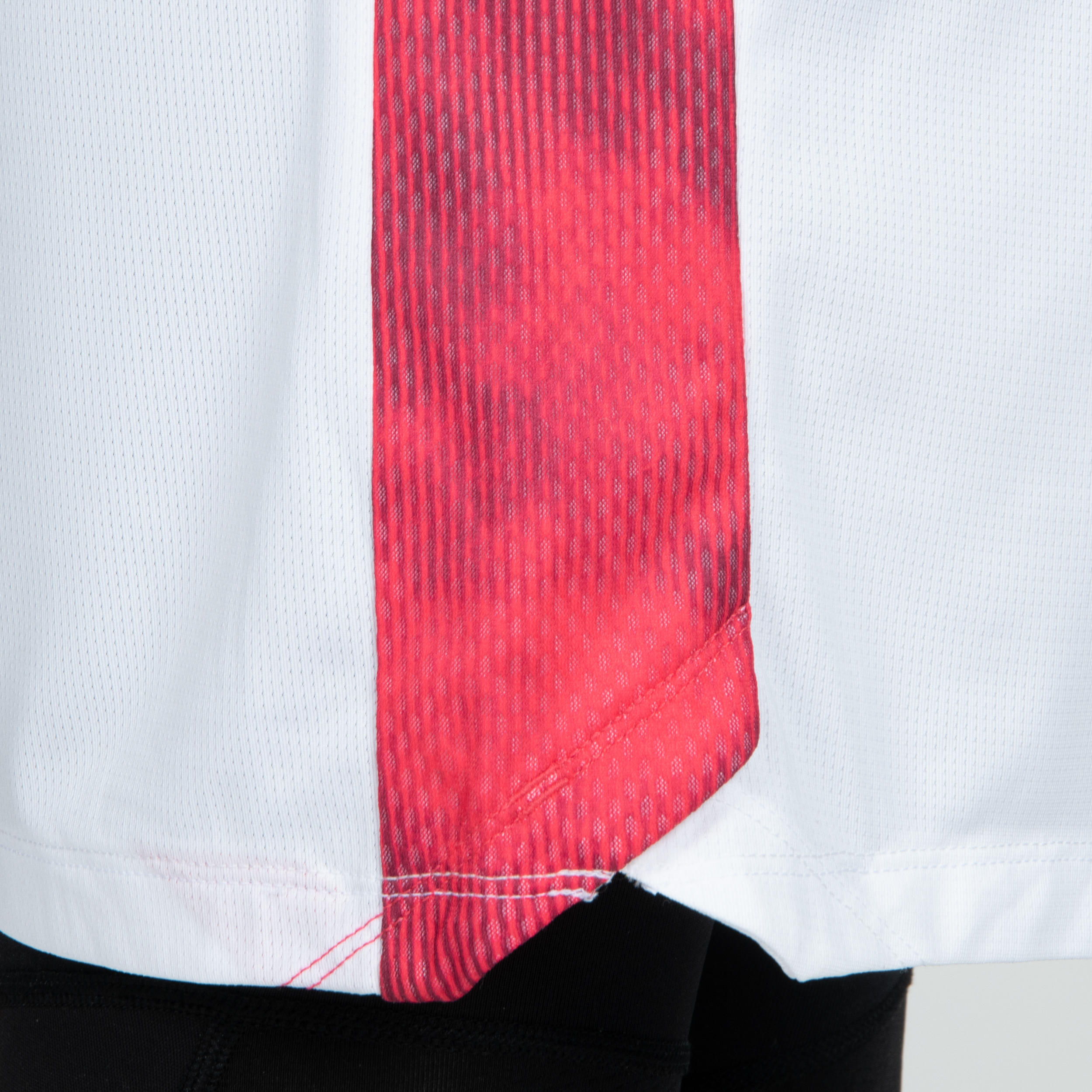 SH500 Women's Basketball Shorts - White/Pink 4/15