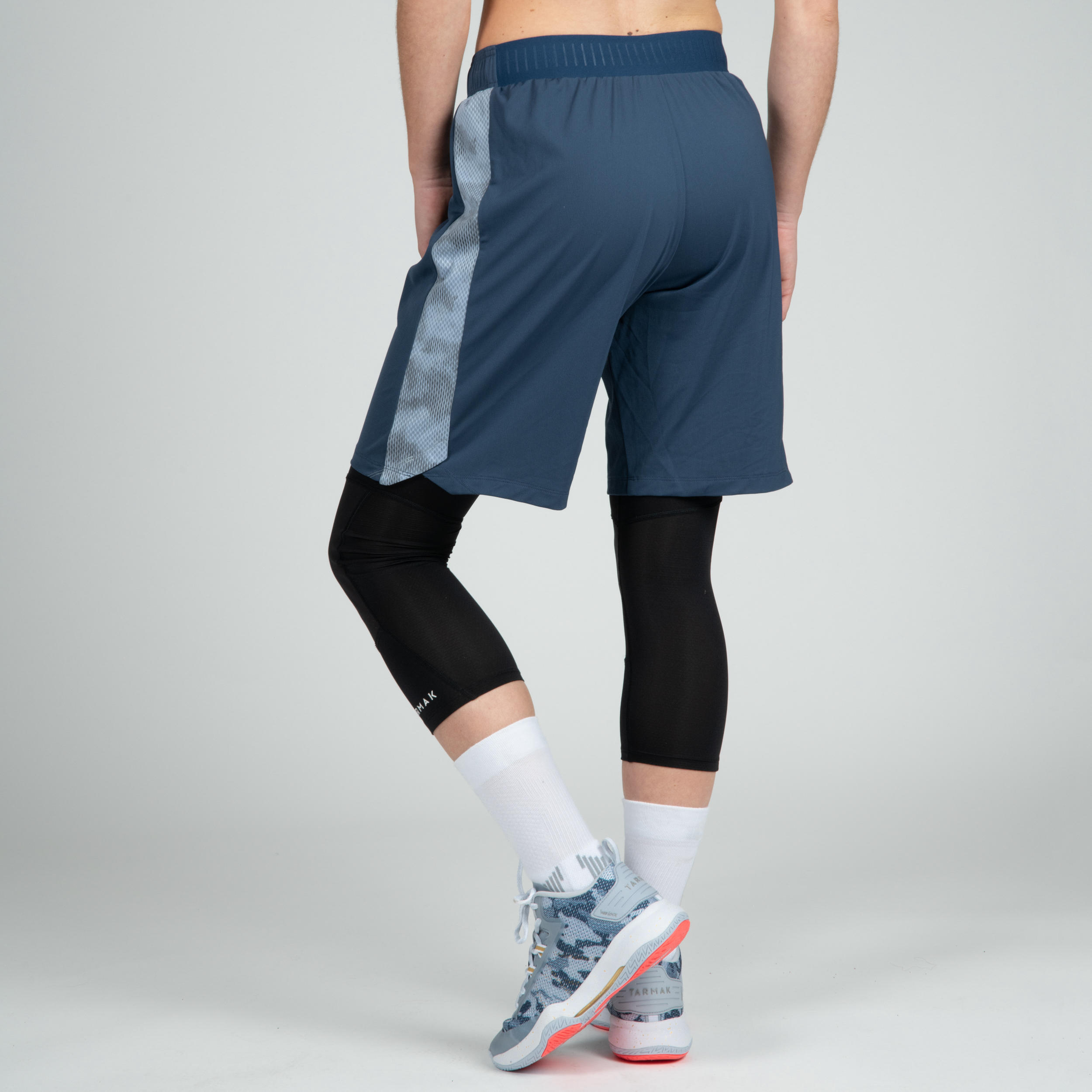 SH500 Women's Basketball Shorts - Navy/Grey 6/14