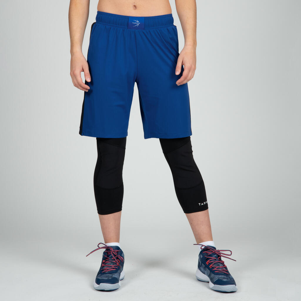 SH500 Women's Basketball Shorts - Blue/Black