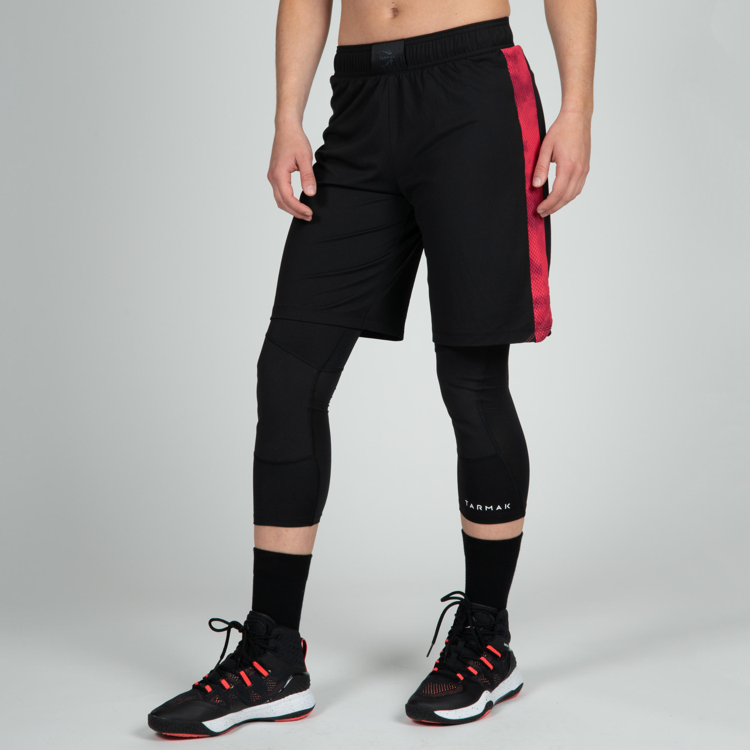 basketball shorts and tights