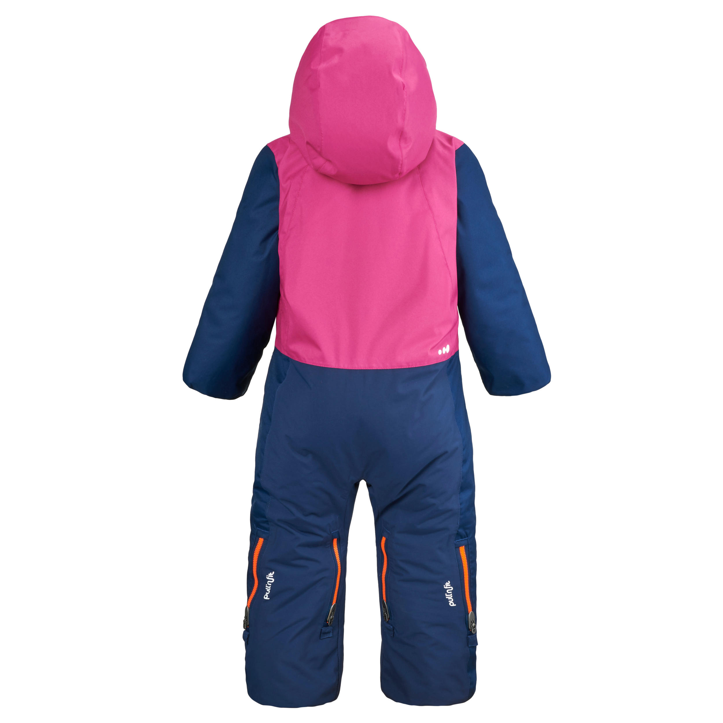 Babies Ski Suit Xwarm Pull n Fit Pink Blue Decathlon