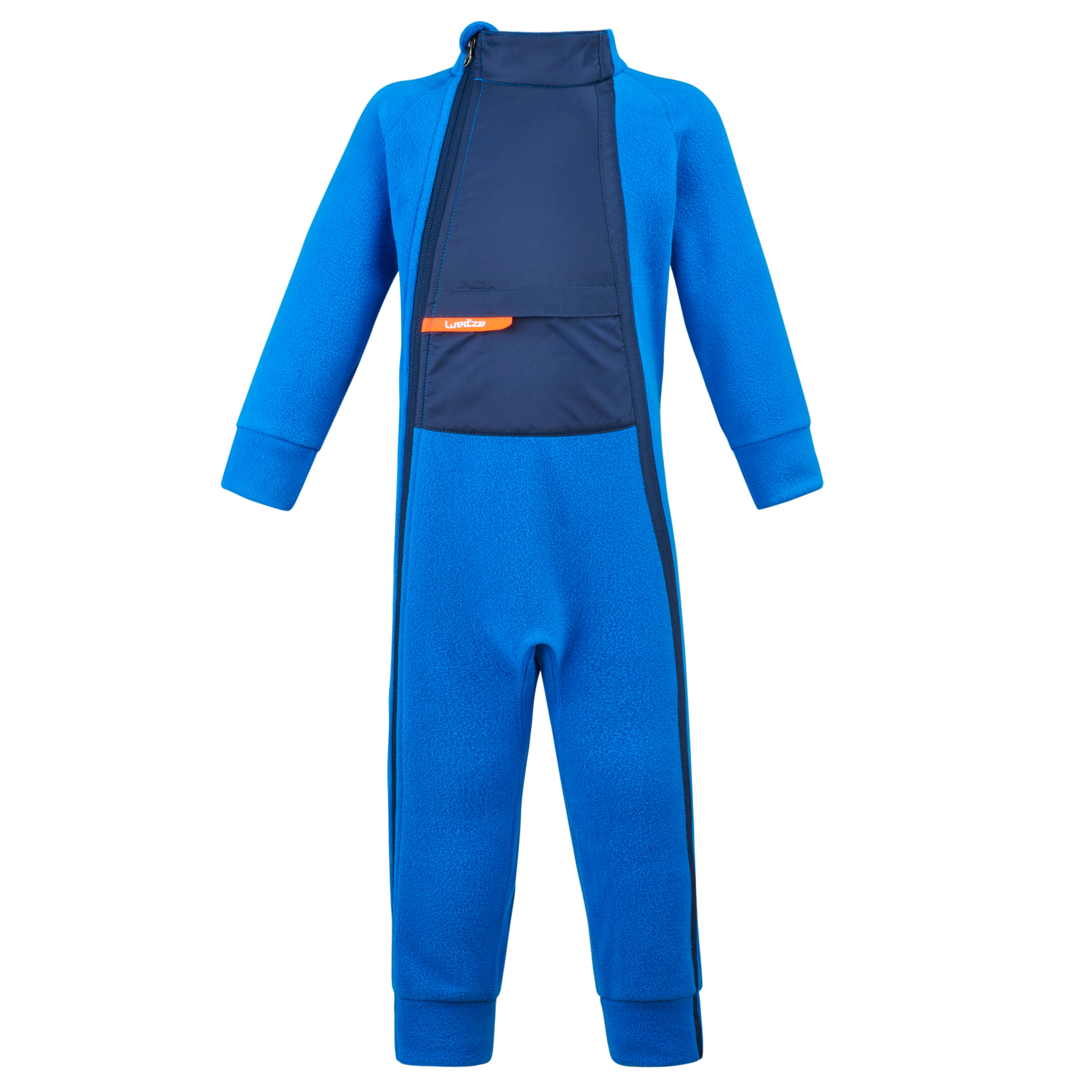 Combinaison Polaire Bebe Ski Luge Midwarm Bleue Lugik Decathlon