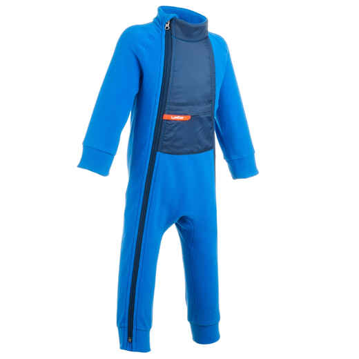 Schneeanzug Fleece-Anzug Baby - Midwarm grau