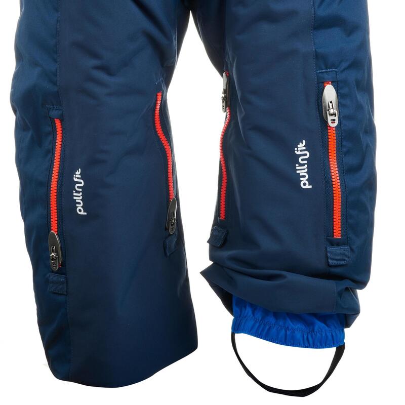 Fato de Ski quente e impermeável X-warm Pull'n Fit Bebé Azul