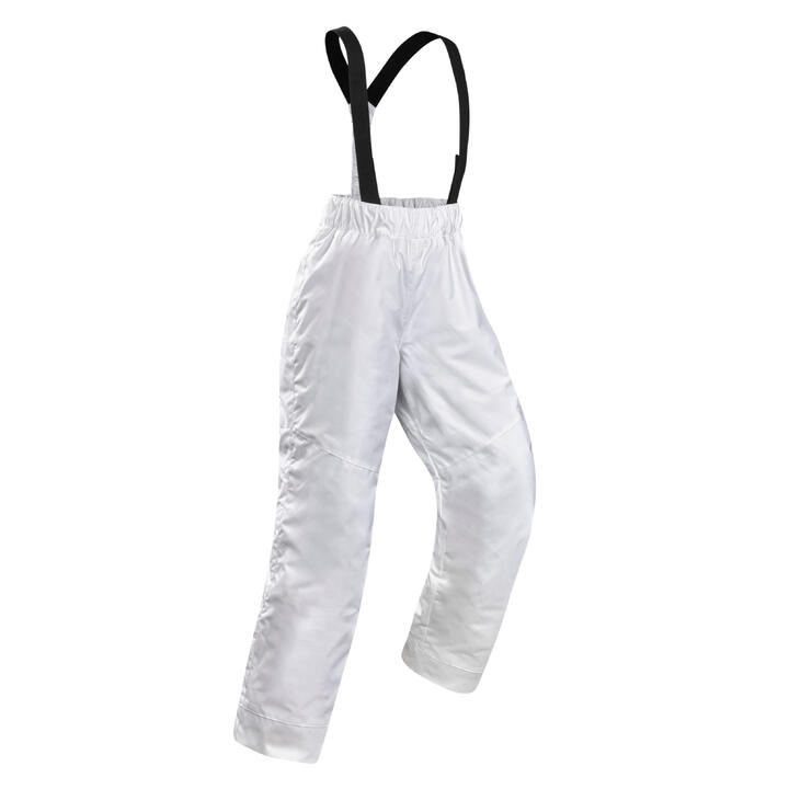 PANTALON DE SKI ENFANT 100 BLANC WEDZE Decathlon