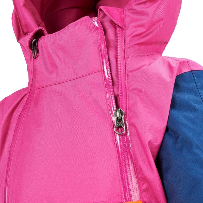 Fato de Ski quente e impermeável - XWARM PULL'N FIT Bebé Rosa e Azul