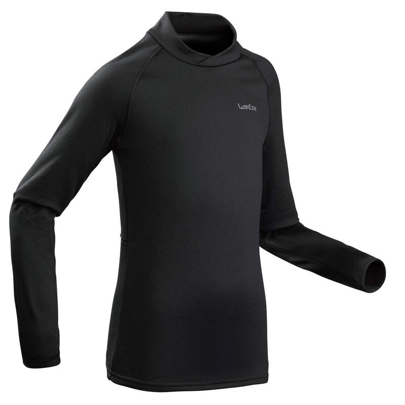 Sous-vêtement de ski enfant FRESHWARM haut noir