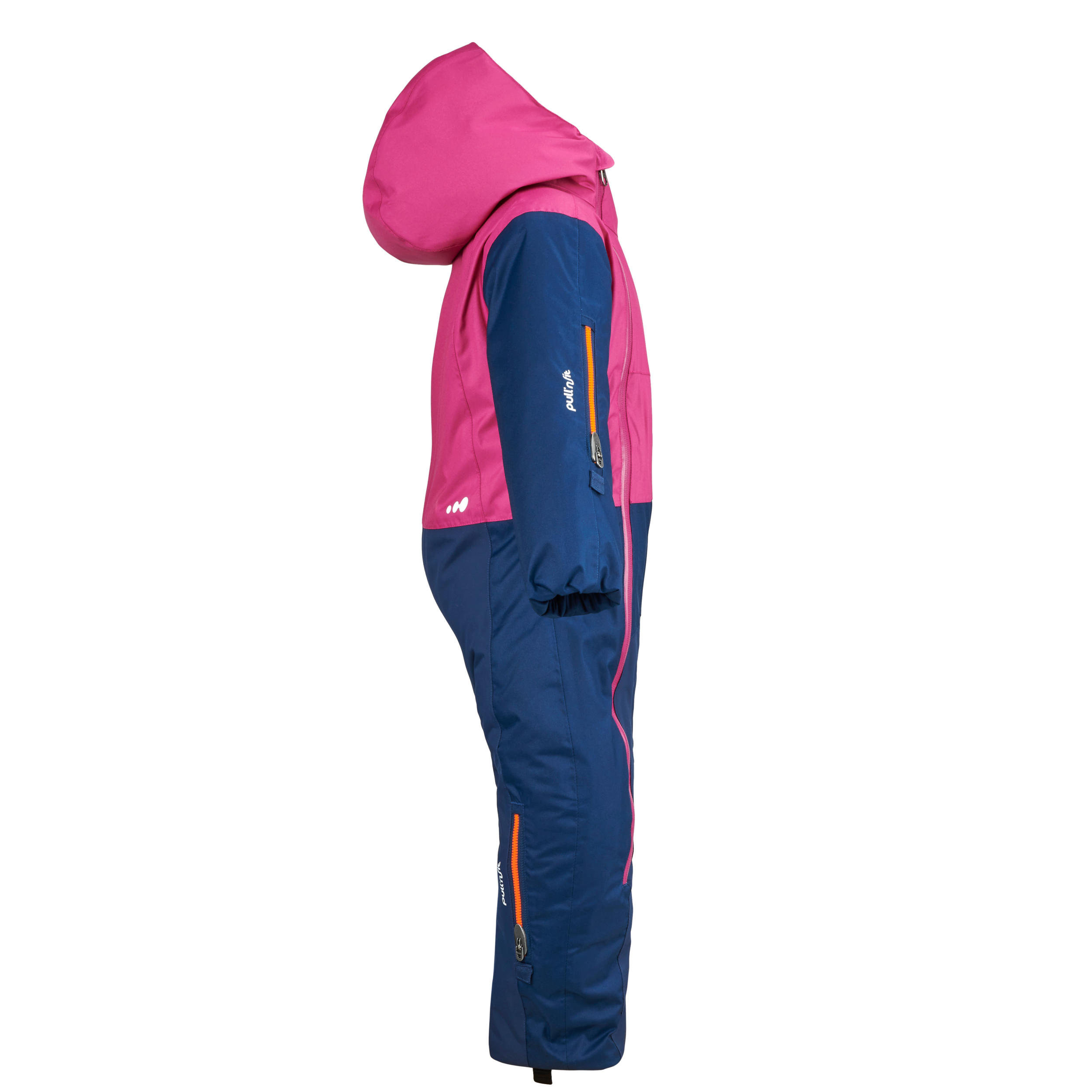 Combinaison Ski Bebe Xwarm Pull N Fit Rose Et Bleue Lugik Decathlon