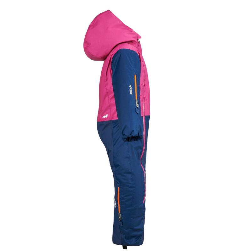 Fato de Ski quente e impermeável - XWARM PULL'N FIT Bebé Rosa e Azul