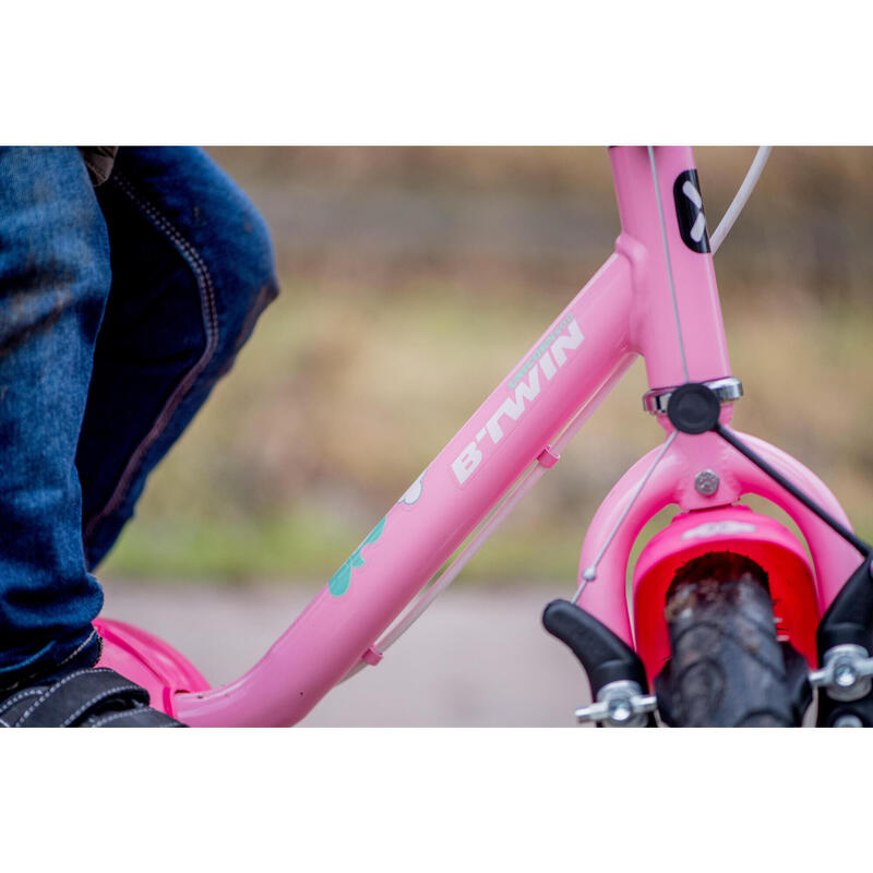 Producto reacondicionado BICICLETA DE NIÑA UNICORNIO 500 14 PULGADAS 3-4,5 AÑOS