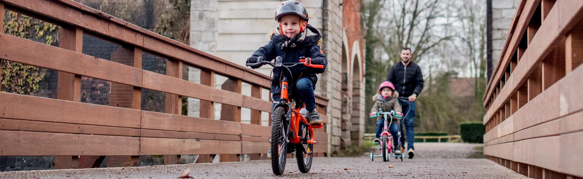 motivare i bambini ad andare in bici
