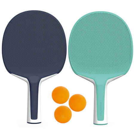 Table Tennis Set PPR 130 with 2 Durable Bats and 3 Balls