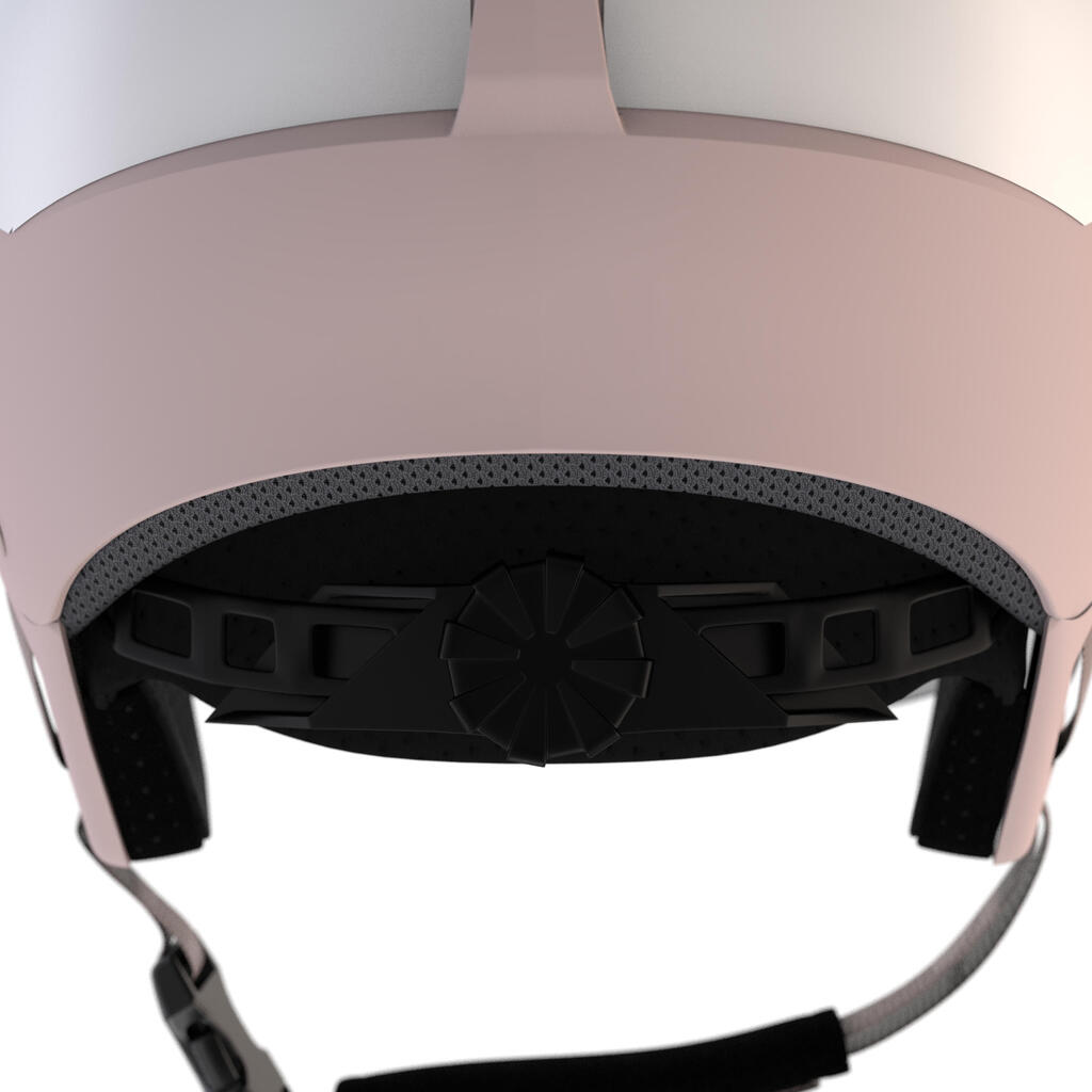Skihelm mit Visier Kinder - H-KID 550 graublau 