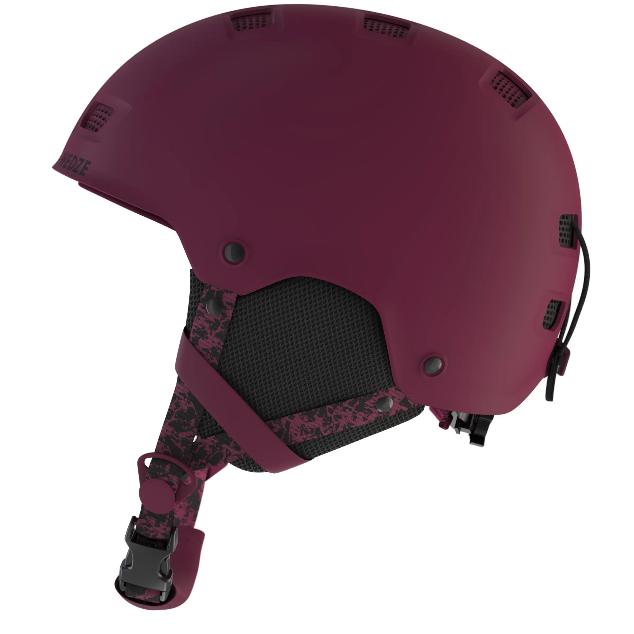 Adult and Junior Snowboarding and Skiing Helmet H-FS 300 - Purple 3/15