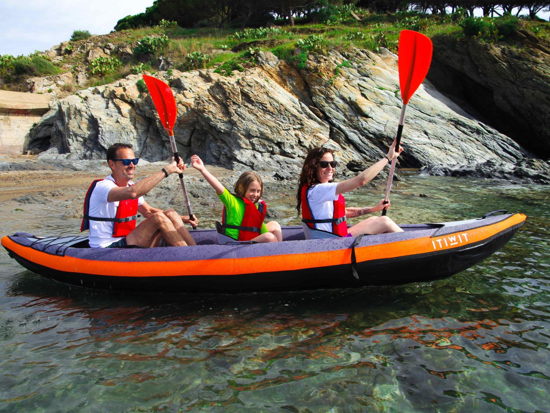 Introducing my children to kayaking