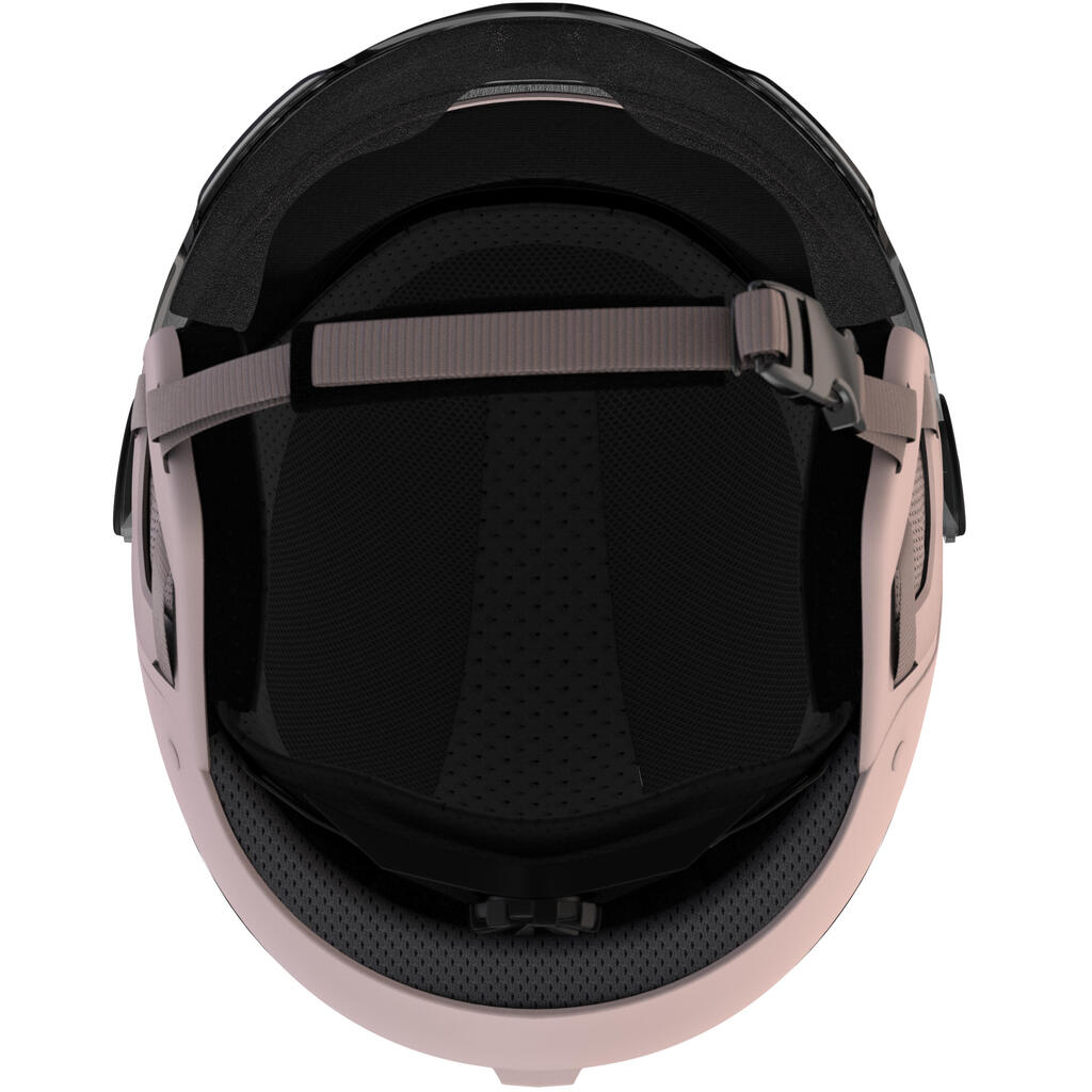 Skihelm mit Visier Kinder - H-KID 550 graublau 