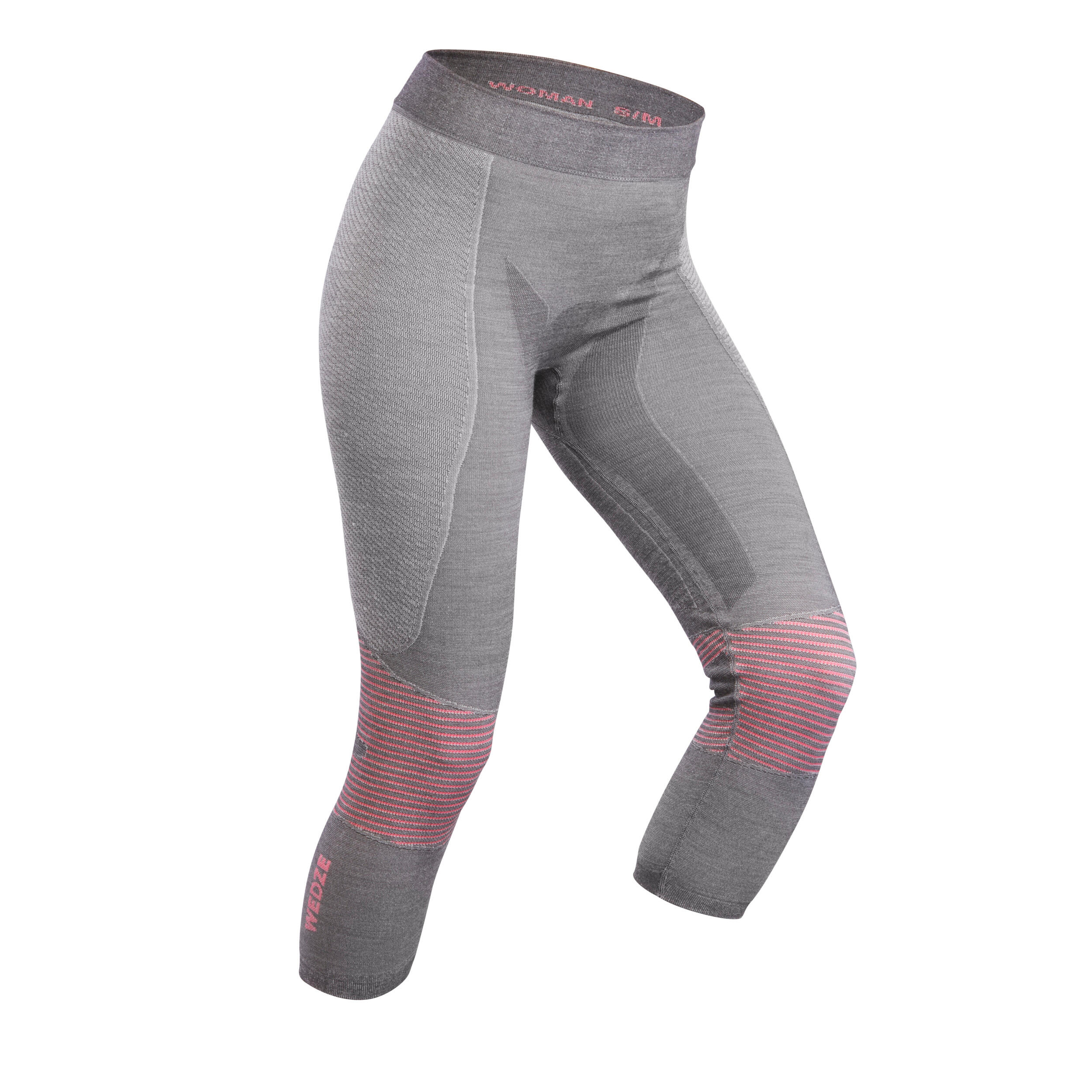 Women's Ski Base Layer Bottom - Grey 