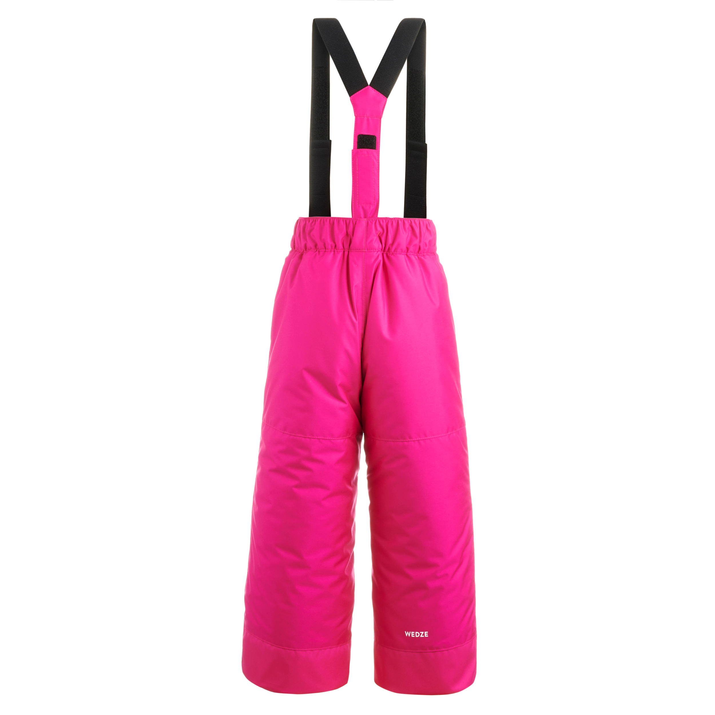PANTALON DE SKI ENFANT CHAUD ET IMPERMABLE 100 ROSE 5/7