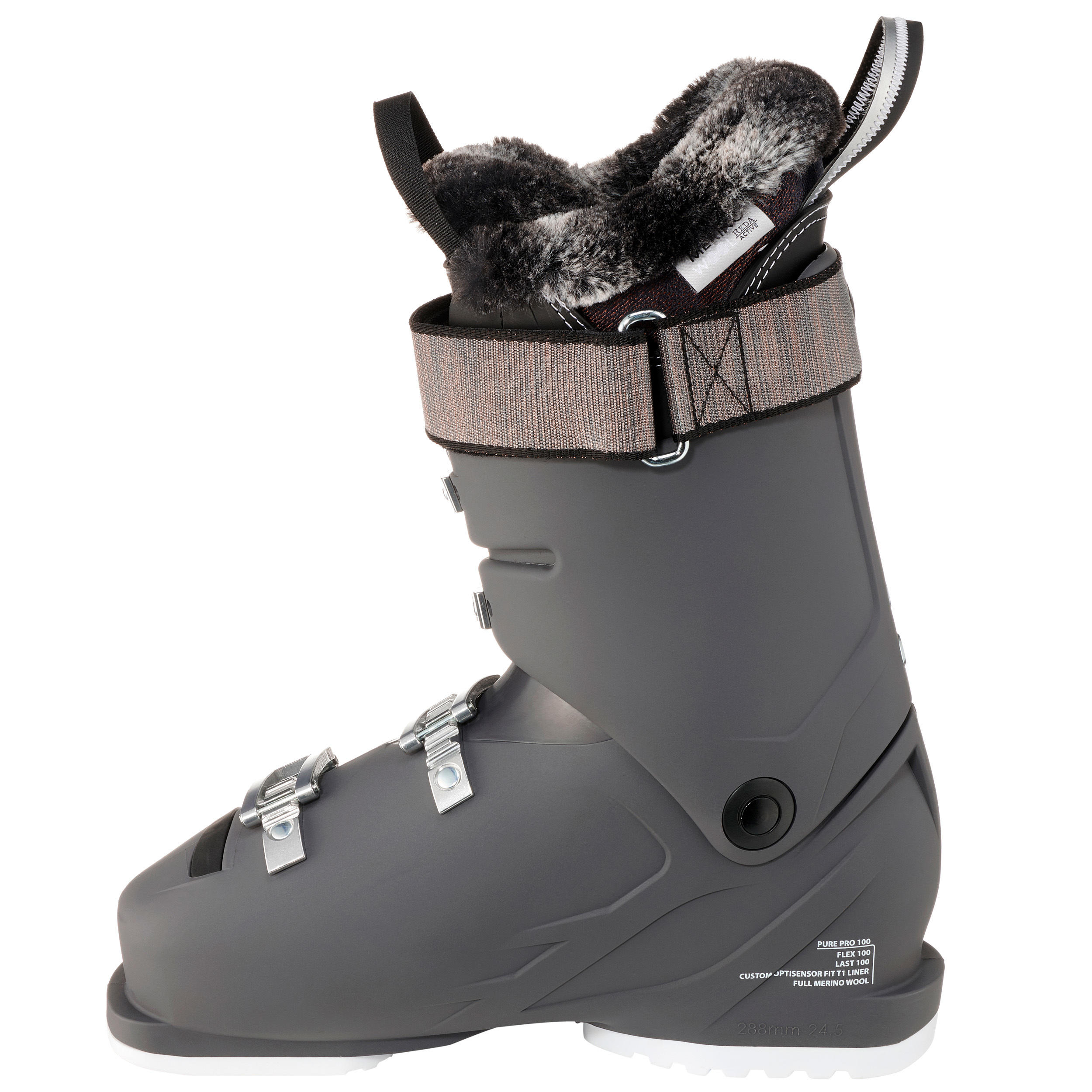 Women's Downhill Ski Boots - Grey ROSSIGNOL | Decathlon