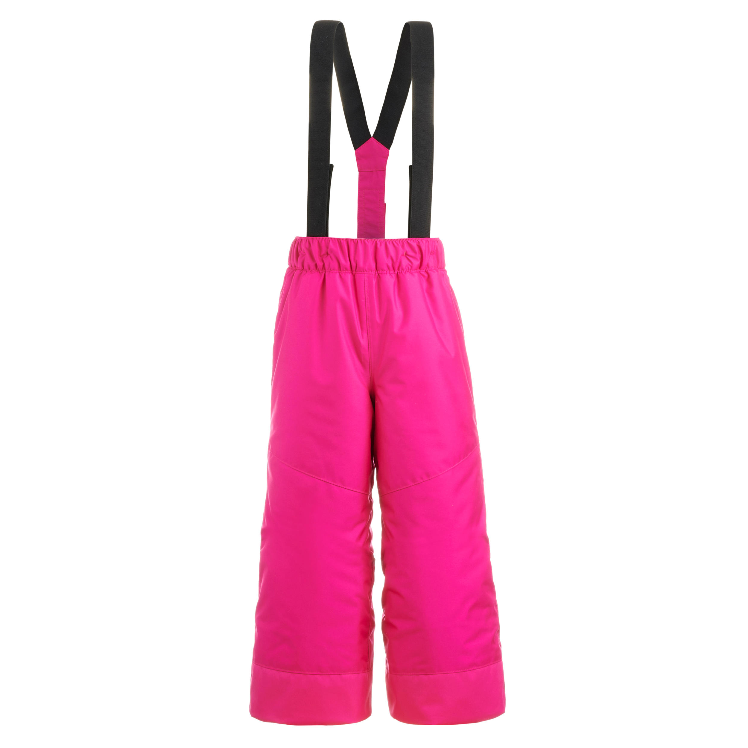 PANTALON DE SKI ENFANT CHAUD ET IMPERMABLE 100 ROSE 3/7