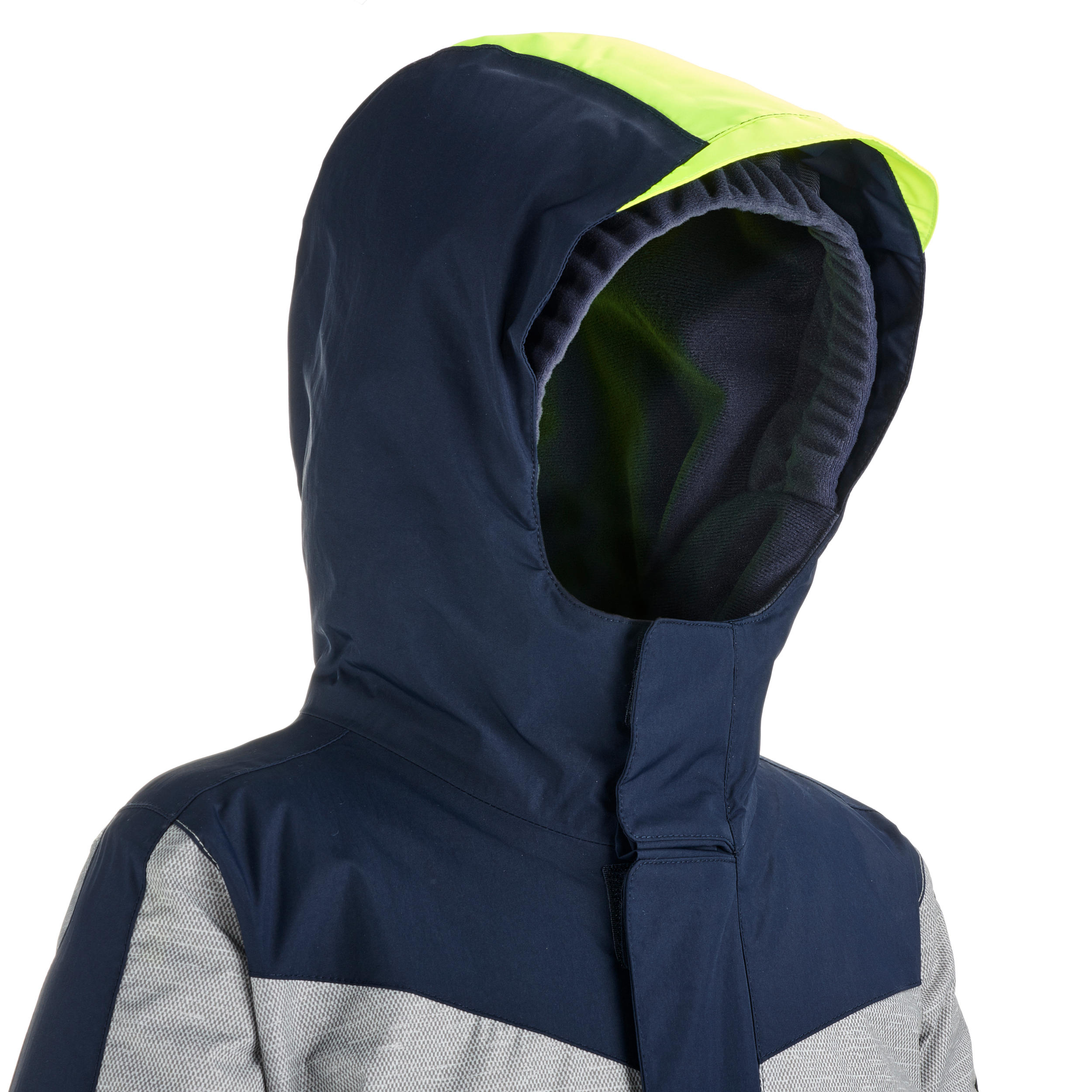 KID'S D-SKI SUIT PNF 500 - GREY AND YELLOW 9/16