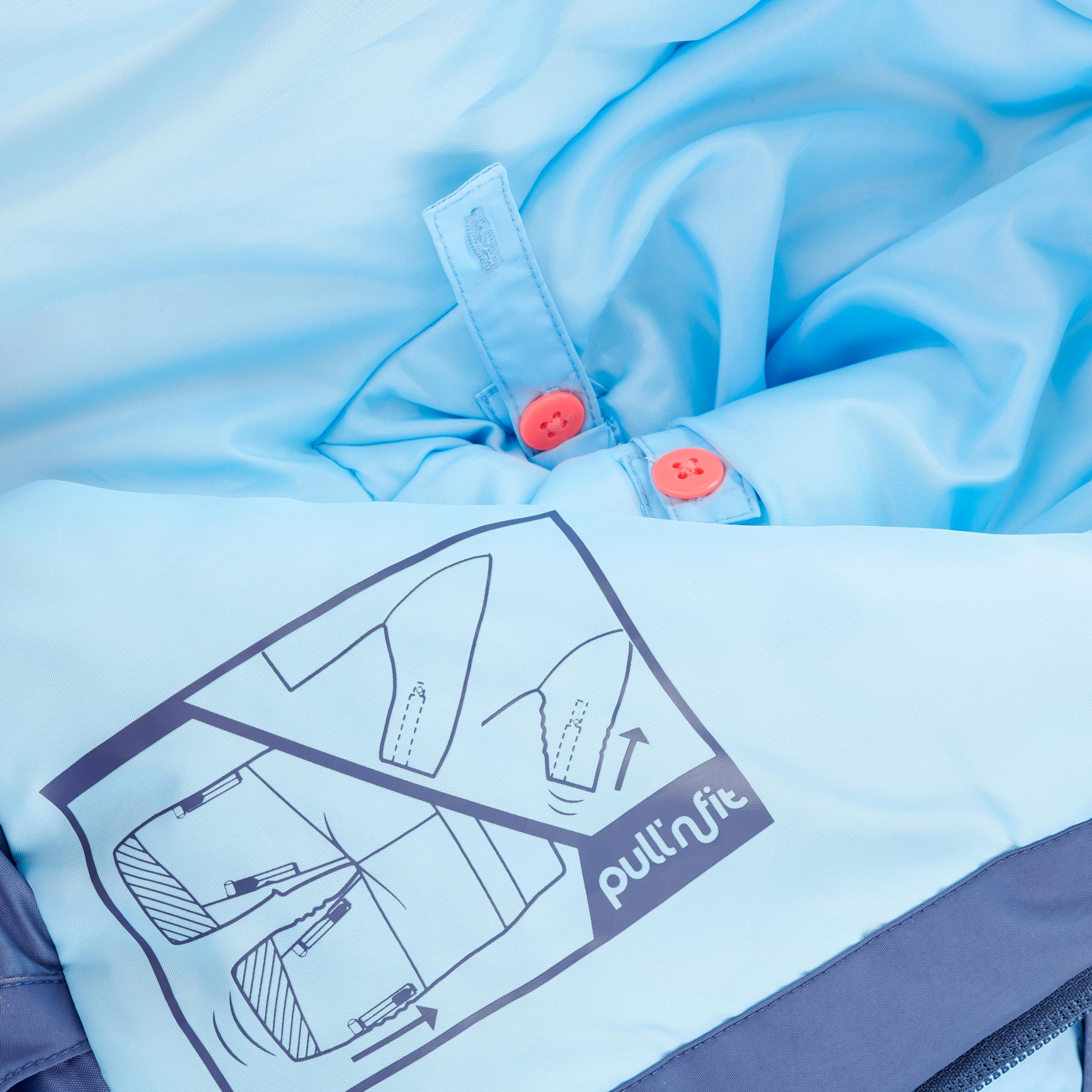 ENSEMBLE DE SKI ENFANT PNF 500 CIEL ET CORAIL 15/29