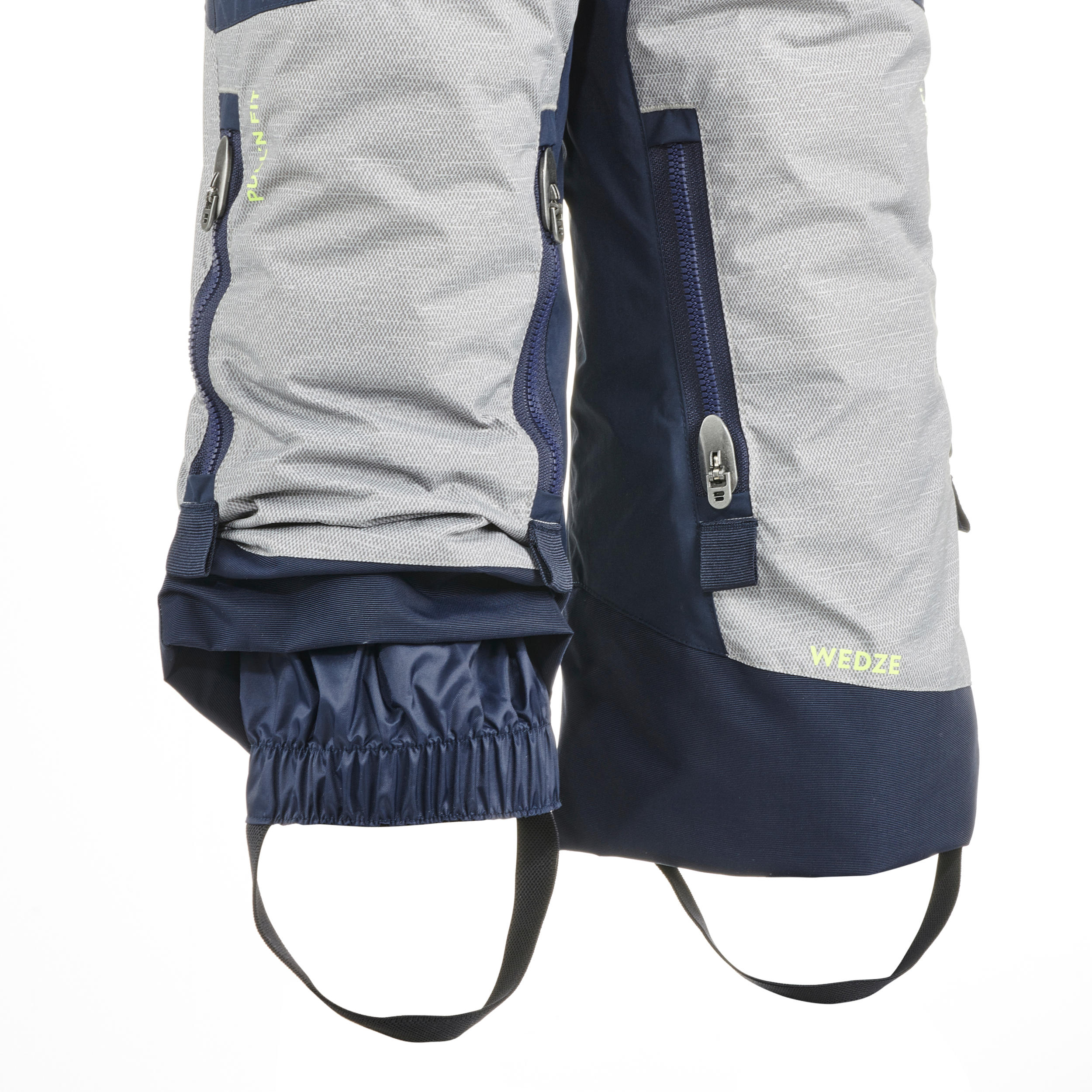 KID'S D-SKI SUIT PNF 500 - GREY AND YELLOW 16/16