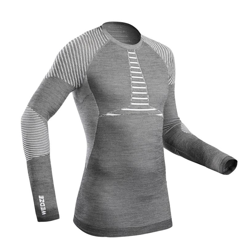 Koszulka termoaktywna narciarska męska Wedze 900 wool