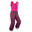 SALOPETTE DE SKI ENFANT PNF 500 ROSE ET PRUNE