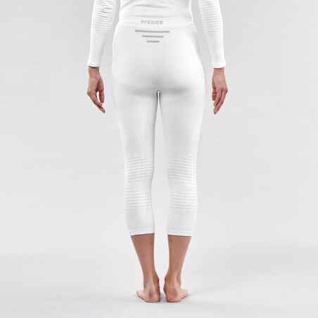 Women’s Ski Base Layer Seamless Bottoms - BL 900 - White