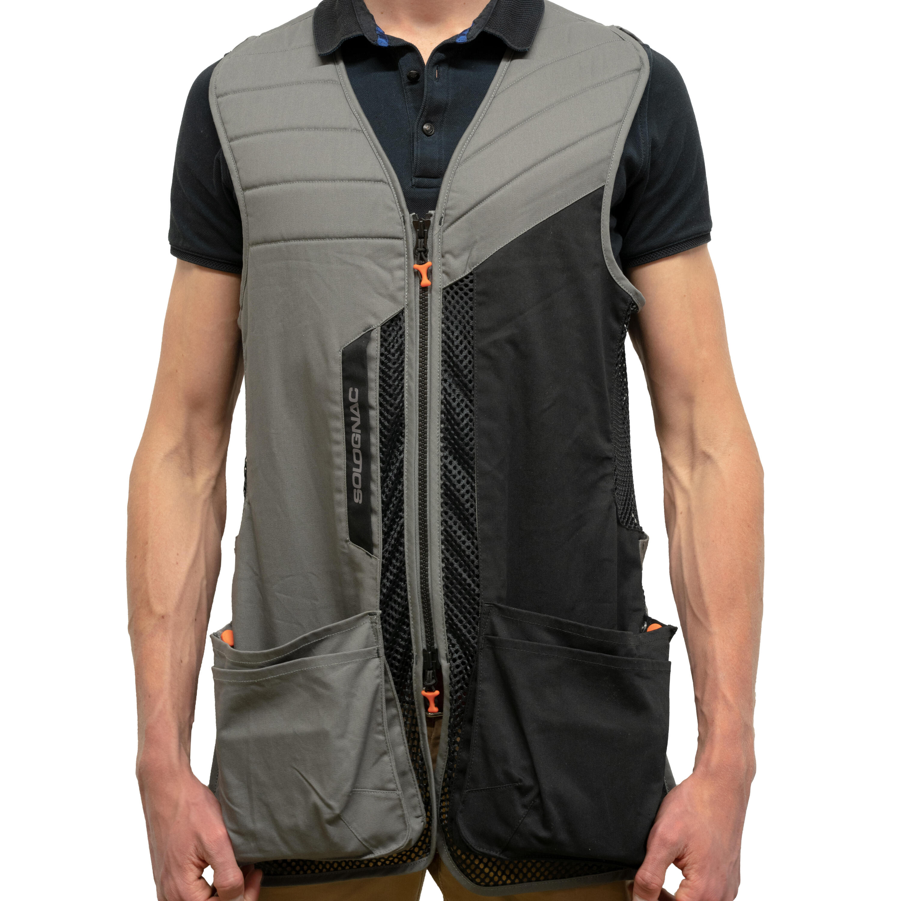 CLAY PIGEON 500 JACKET GREY BLACK (limited edition). 2/9