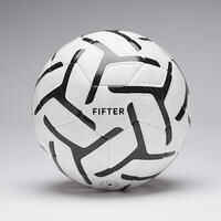 Balón de Fútbol 5 Fifter Society 500 talla 5 blanco negro