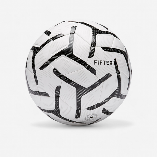 Ballon de Foot 5 Society 500 taille 5 Blanc / Noir