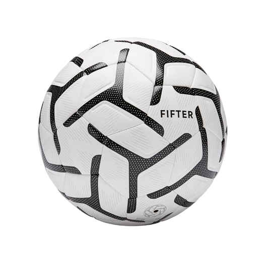 
      5 spēlētāju futbola bumba “Society 500”, 4. izmērs, melna/balta
  