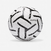 Ballon de Foot 5 Society 500 taille 5 Blanc / Noir