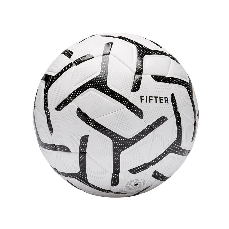 Minsa Ballon De Foot T5 + Pompe Cadeau - Blanc Noir