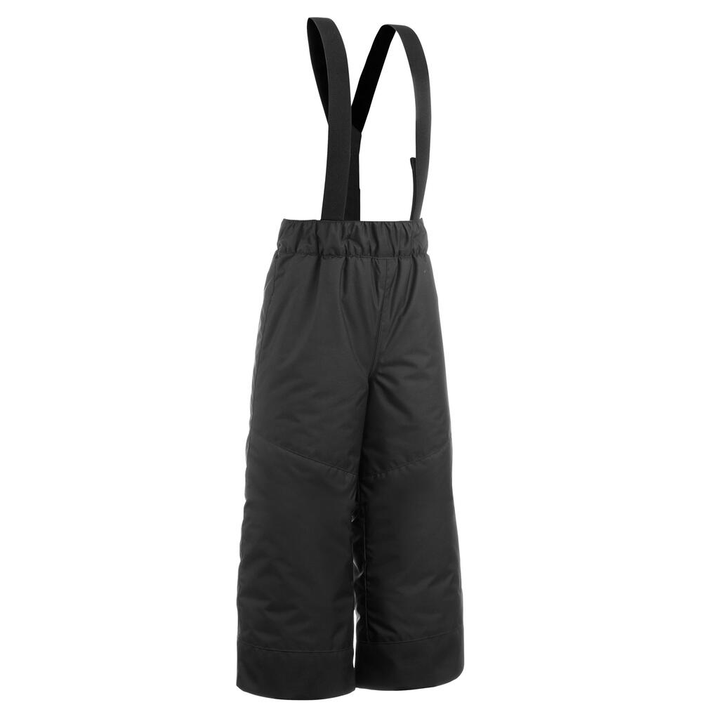 Skihose 100 Kinder schwarz