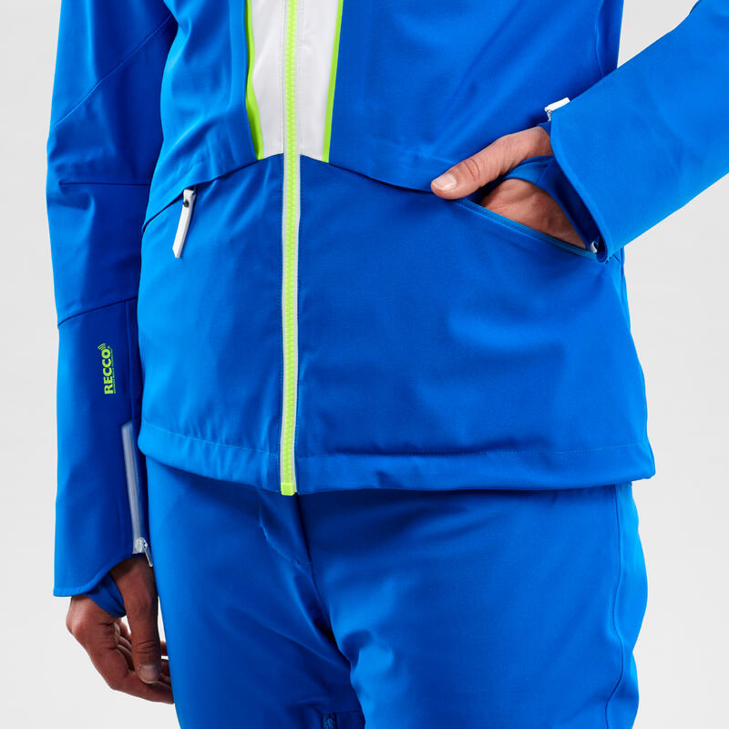 VESTE + SOUS-VESTE DE SKI DE PISTE FEMME 980 BLEUE